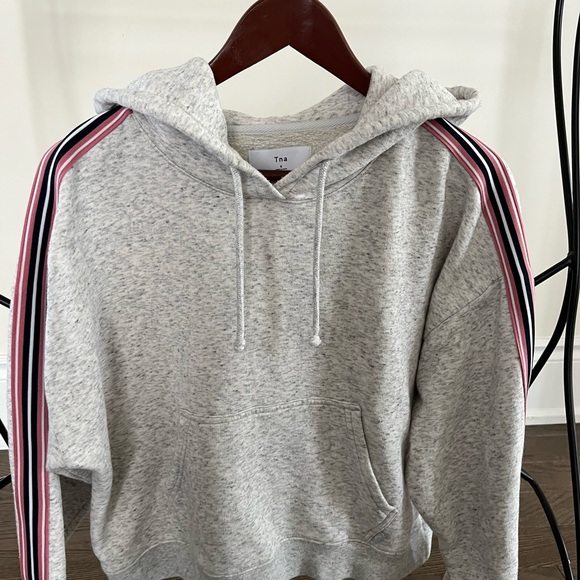 TNA Pink Cropped Hoodie SMALL - Picture 3 of 3